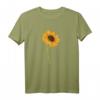 Think Positive Hello Spring Sonnenblume T-Shirt für Sie – Inspirierende Frühlingsmode mit motivierendem Blumenmotiv