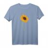 Think Positive Hello Spring Sonnenblume T-Shirt für Sie – Inspirierende Frühlingsmode mit motivierendem Blumenmotiv