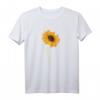 Think Positive Hello Spring Sonnenblume T-Shirt für Sie – Inspirierende Frühlingsmode mit motivierendem Blumenmotiv