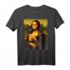 Mona Lisa Bier Hacken T-Shirt für Frauen und Männer – Lustiges Irland Geschenk zum Geburtstag, Weihnachten & Paddy's Day