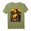 Mona Lisa Bier Hacken T-Shirt für Frauen und Männer – Lustiges Irland Geschenk zum Geburtstag, Weihnachten & Paddy's Day
