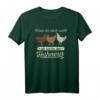 Huhn T-Shirt mit Spruch 'Wenn ihr mich sucht ich bin bei den Hühnern' – Lustiges Geschenk für Hühnerzüchter, Bauern und Hühnerliebhaber