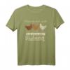 Huhn T-Shirt mit Spruch 'Wenn ihr mich sucht ich bin bei den Hühnern' – Lustiges Geschenk für Hühnerzüchter, Bauern und Hühnerliebhaber