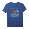 Huhn T-Shirt mit Spruch 'Wenn ihr mich sucht ich bin bei den Hühnern' – Lustiges Geschenk für Hühnerzüchter, Bauern und Hühnerliebhaber
