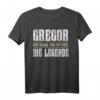 Lustiges Gregor T-Shirt – Personalisierte Geschenkidee für Männer, Kinder und Jungen mit dem Namen Gregor