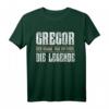 Lustiges Gregor T-Shirt – Personalisierte Geschenkidee für Männer, Kinder und Jungen mit dem Namen Gregor