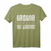 Lustiges Gregor T-Shirt – Personalisierte Geschenkidee für Männer, Kinder und Jungen mit dem Namen Gregor