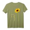Best Cat Mom Ever Sunflower Katzenmama T-Shirt – Perfektes Muttertagsgeschenk für Katzenliebhaberinnen, Katzenbesitzerinnen & Sonnenblumenfans