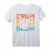 Retro Vintage Drums Geschenk für Drummer & Schlagzeuger T-Shirt – Perfekt für Geburtstage & Weihnachten im 70er & 80er Stil