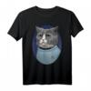Star Trek: The Original Series Leonard McCoy Katzenporträt T-Shirt - Offizielles Sci-Fi Merchandise für Fans, Vintage & Space Enthusiasten