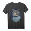 Star Trek: The Original Series Leonard McCoy Katzenporträt T-Shirt - Offizielles Sci-Fi Merchandise für Fans, Vintage & Space Enthusiasten