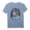 Star Trek: The Original Series Leonard McCoy Katzenporträt T-Shirt - Offizielles Sci-Fi Merchandise für Fans, Vintage & Space Enthusiasten