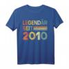 Legendäres 12. Geburtstag T-Shirt für Jungen und Mädchen - Vintage Geschenkidee für 2010 Geborene, perfekt für Kinder und Teenager