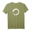 Zen Enso Kreis Handgemalter Kunstvoller Enso Kreis Japan T-Shirt – Spirituelle Meditations- und Yogakleidung für Erleuchtung & asiatische Kunstliebhaber