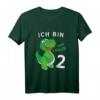 Kinder Geburtstagsshirt Ich bin 2 Jahre Alt Dino - Lustiges Dinosaurier Design für den 2. Geburtstag, perfekt für Jungen & Mädchen