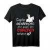 Bräutigam Tapfer gekämpft aber gegen den Drachen verloren T-Shirt - Lustiges Outfit für Junggesellenabschied & Hochzeit