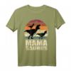 Mamasaurus Rex Dinosaurier T-Rex Zwillinge Mama T-Shirt – Perfektes Muttertagsgeschenk & Partnerlook für Familien mit Zwillingen