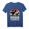 Mamasaurus Rex Dinosaurier T-Rex Zwillinge Mama T-Shirt – Perfektes Muttertagsgeschenk & Partnerlook für Familien mit Zwillingen