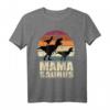 Mamasaurus Rex Dinosaurier T-Rex Zwillinge Mama T-Shirt – Perfektes Muttertagsgeschenk & Partnerlook für Familien mit Zwillingen
