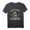 Eisenbahn Modelleisenbahn Dampflok Lokführer Schaffner Bahn T-Shirt – Perfektes Geschenk für Bahn- und Modelleisenbahnfans, Lokführer & Eisenbahner