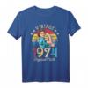 Vintage 1974 46. Geburtstag T-Shirt – Originelles Geschenk für 46 Jahre alte Geburtstagskinder, Retro Design für Männer und Frauen