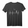 Modellflug Herzschlag T-Shirt – Lustiges Geschenk für Modellflieger, Hobby-Piloten, Kinder, Männer & Frauen zu Weihnachten & Geburtstag