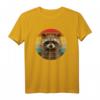 Retro Vintage Raccoon Sunset Baby Waschbär Geschenk T-Shirt – Lustiges Tiermotiv für Waschbär Liebhaber zum Geburtstag & Weihnachten