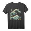 Hokusai Kanagawa The Great Wave T-Shirt – Japanische Kunst & Vintage Tattoo Design für Kunst- und Kulturfans