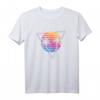 Palm Sunset 80er Jahre Vibe Retrowave Synthwave Ästhetik T-Shirt – Perfektes Geschenk für Retro- und Musikfans