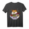 Kawaii Ramen Geschenk Japanisches Nudelsuppen T-Shirt mit Sushi-Design für Anime, Otaku & Japan Fans