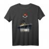 Vintage Titanic Schiff Poster T-Shirt für Mann, Frau & Kinder – Authentisches Kreuzfahrtschiff Design, Geschenk für Titanic Fans & Liebhaber
