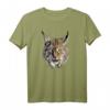 Luchs cooles Raubtier Wildnis Tier Herren Damen Kinder T-Shirt - Tiermotiv für Natur- und Tierliebhaber