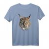 Luchs cooles Raubtier Wildnis Tier Herren Damen Kinder T-Shirt - Tiermotiv für Natur- und Tierliebhaber