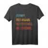 Ronny Der Mann Der Mythos Die Legende Geschenk - Personalisierte Namen T-Shirt für Männer, Vatertag, Geburtstag & Namenstag