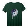 Yin Yang Wasserfarbe T-Shirt - Klassisch geschnitten, doppelt genähter Saum, ideales Geschenk für Kunst- und Philosophie-Liebhaber