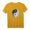 Yin Yang Wasserfarbe T-Shirt - Klassisch geschnitten, doppelt genähter Saum, ideales Geschenk für Kunst- und Philosophie-Liebhaber