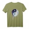 Yin Yang Wasserfarbe T-Shirt - Klassisch geschnitten, doppelt genähter Saum, ideales Geschenk für Kunst- und Philosophie-Liebhaber