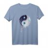 Yin Yang Wasserfarbe T-Shirt - Klassisch geschnitten, doppelt genähter Saum, ideales Geschenk für Kunst- und Philosophie-Liebhaber