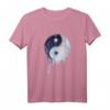 Yin Yang Wasserfarbe T-Shirt - Klassisch geschnitten, doppelt genähter Saum, ideales Geschenk für Kunst- und Philosophie-Liebhaber