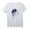 Yin Yang Wasserfarbe T-Shirt - Klassisch geschnitten, doppelt genähter Saum, ideales Geschenk für Kunst- und Philosophie-Liebhaber