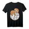 Faultier Volleyball T-Shirt - Lustiges Schlafshirt für Volleyballfans, Mädchen, Jungen und Erwachsene