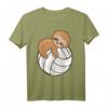 Faultier Volleyball T-Shirt - Lustiges Schlafshirt für Volleyballfans, Mädchen, Jungen und Erwachsene