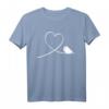Vogel T-Shirt mit Herz Motiv – Perfektes Geschenk für Vogelliebhaber, Wellensittich Besitzer & Ornithologen zu Weihnachten & Geburtstag
