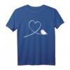 Vogel T-Shirt mit Herz Motiv – Perfektes Geschenk für Vogelliebhaber, Wellensittich Besitzer & Ornithologen zu Weihnachten & Geburtstag