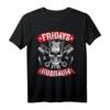 Fridays for Hubraum T-Shirt mit Totenkopf - Vintage Style für Autoliebhaber, Tuning-Fans und Werkstatt-Enthusiasten