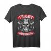 Fridays for Hubraum T-Shirt mit Totenkopf - Vintage Style für Autoliebhaber, Tuning-Fans und Werkstatt-Enthusiasten