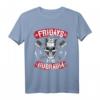 Fridays for Hubraum T-Shirt mit Totenkopf - Vintage Style für Autoliebhaber, Tuning-Fans und Werkstatt-Enthusiasten