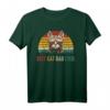 Best Cat Dad Ever Vintage Katzenpapa T-Shirt - Lustiges Geschenk für Katzenliebhaber und -papa, perfekt zum Geburtstag oder als kleine Aufmerksamkeit