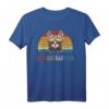 Best Cat Dad Ever Vintage Katzenpapa T-Shirt - Lustiges Geschenk für Katzenliebhaber und -papa, perfekt zum Geburtstag oder als kleine Aufmerksamkeit
