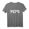 1979 T-Shirt für Geburtstagskinder und Nostalgie-Liebhaber – Herren und Damen, Retro-Design zum Geburtstag oder Jubiläum